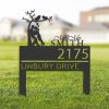 DINOZOZO Couple Kissing Under The Tree Address Sign Valentines Day Engagement Wedding Anniversary Gift Custom Metal Signs