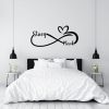 DINOZOZO Couple Names Infinity Sign Valentines Day Engagement Wedding Anniversary Gift Custom Metal Signs