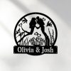 DINOZOZO Couple Scuba Diving Water Sport V1 Anniversary Valentines Day Gift for Her Him Custom Metal Signs 2