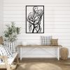 DINOZOZO Couple Tree Kissing Minimalism Wedding Gift for Couple Anniversary Valentines Day Gift for Her Him Custom Metal Signs 2