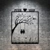 DINOZOZO Couples In Tree Love Soulmates Wedding Gift for Couple Anniversary Valentines Day Gift for Her Him Custom Metal Signs