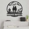 DINOZOZO Cowboy And Cowgirl Couple Riding Horse Western Wedding Valentines Day Anniversary Gift Custom Metal Signs2