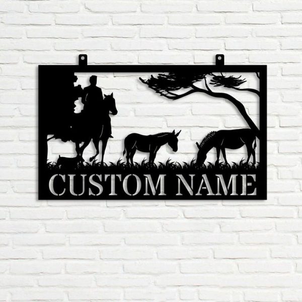 DINOZOZO Custom Metal Signs Gift for Farmer