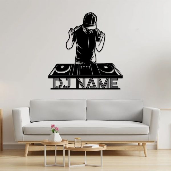 DINOZOZO DJ Player Club Music Room Recording Studio Business Custom Metal Signs