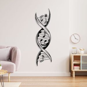 DINOZOZO DNA Musical Music Notes Music Room Recording Studio Business Custom Metal Signs