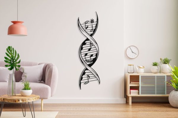 DINOZOZO DNA Musical Music Notes Music Room Recording Studio Business Custom Metal Signs