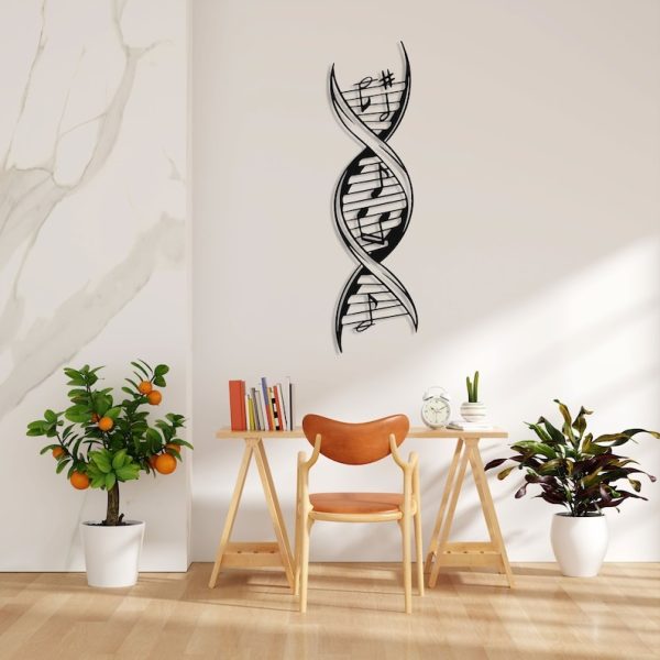 DINOZOZO DNA Musical Music Notes Music Room Recording Studio Business Custom Metal Signs