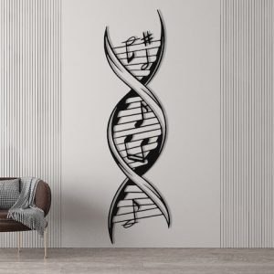 DINOZOZO DNA Musical Music Notes Music Room Recording Studio Business Custom Metal Signs