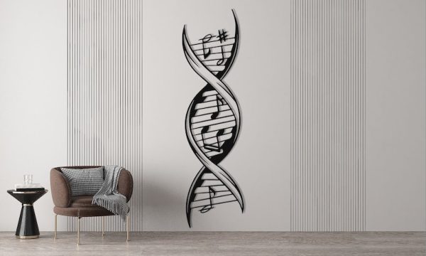 DINOZOZO DNA Musical Music Notes Music Room Recording Studio Business Custom Metal Signs