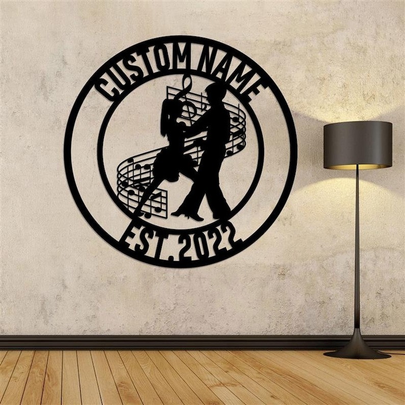 DINOZOZO Dance Couple Valentines Day Engagement Wedding Anniversary Gift Custom Metal Signs2