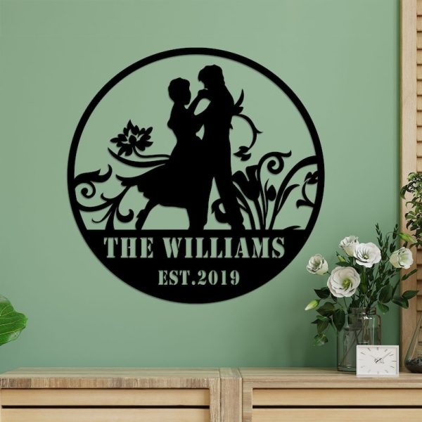 DINOZOZO Dancesport Ballroom Dancer Studio Valentine’s Day Engagement Wedding Anniversary Gift Custom Metal Signs