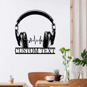 DINOZOZO Earphones Headphones Sound Studio DJ Club Custom Metal Signs