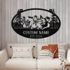 DINOZOZO Farm Animals Chickens Goat and Pig Cedar Trees Custom Metal Signs Gift for Farmer4