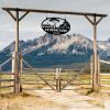 DINOZOZO Farm Scene Barn Truck Goat Chicken Goose Fam Welcome Custom Metal Signs Gift for Farmer