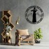 DINOZOZO Female Violin Player And Notes V3 Violinist Monogram Custom Metal Signs 3