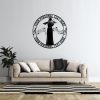 DINOZOZO Female Violin Player And Notes V3 Violinist Monogram Custom Metal Signs 4