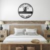 DINOZOZO Fishing Couple Bride and Groom Wedding Anniversary Valentines Day Custom Metal Signs 3