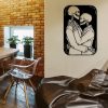 DINOZOZO Gothic Lovers Skeleton Couple Anniversary Valentines Day Gift for Her Him Custom Metal Signs