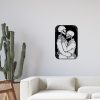 DINOZOZO Gothic Lovers Skeleton Couple Anniversary Valentines Day Gift for Her Him Custom Metal Signs 4