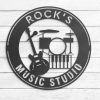 DINOZOZO Guitar Drums Keyboard Musical Instrument Music Band Music Room Custom Metal Signs 4