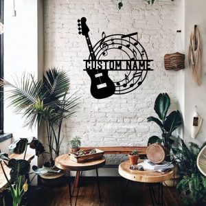 DINOZOZO Guitar Musical Instrument Music Room Recording Studio Business Custom Metal Signs2