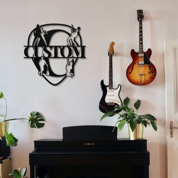 DINOZOZO Guitar Pick Guitar Players Band Music Room Recording Studio Business Custom Metal Signs