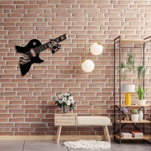 DINOZOZO Guitar Wall Art Guitar Player Music Room Recording Studio Business Custom Metal Signs2