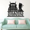 DINOZOZO Happy Trucker Couple Wedding Valentines Day Engagement Anniversary Gift Custom Metal Signs