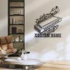 DINOZOZO Harmonica Musical Instrument Harmonica Player Music Room Decoration Custom Metal Signs