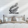 DINOZOZO Harmonica Musical Instrument Harmonica Player Music Room Decoration Custom Metal Signs 3