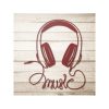 DINOZOZO Headphones Music is Life Music Room Recording Studio Business Custom Metal Signs