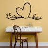 DINOZOZO Heart and Love Wedding Gift for Couple Anniversary Valentines Day Gift for Her Him Custom Metal Signs