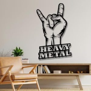 DINOZOZO Heavy Metal Rock and Roll Music Room Recording Studio Business Custom Metal Signs