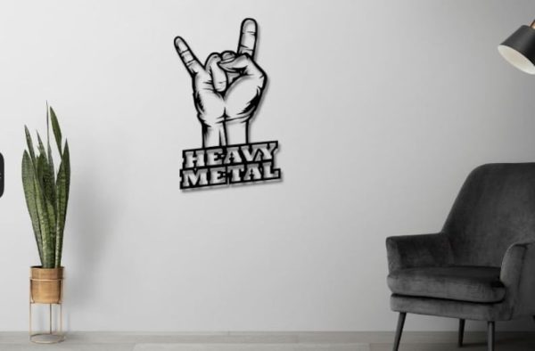 DINOZOZO Heavy Metal Rock and Roll Music Room Recording Studio Business Custom Metal Signs