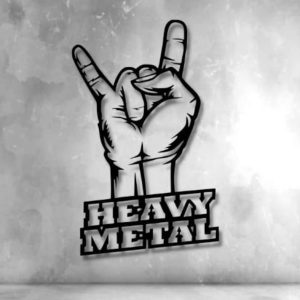 DINOZOZO Heavy Metal Rock and Roll Music Room Recording Studio Business Custom Metal Signs3