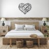 DINOZOZO Home Sweet Home Flower Wedding Gift for Couple Anniversary Valentines Day Gift for Her Him Custom Metal Signs 2