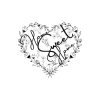 DINOZOZO Home Sweet Home Flower Wedding Gift for Couple Anniversary Valentines Day Gift for Her Him Custom Metal Signs 3