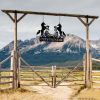 DINOZOZO Horse Farm Ranch Horse Shoes Custom Metal Signs2