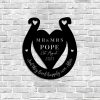 DINOZOZO Horse Shoe Bride And Groom Name Valentines Day Engagement Wedding Anniversary Gift Custom Metal Signs
