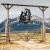 DINOZOZO Horse Stall Horse Farm Ranch Custom Metal Signs Gift for Farmer