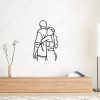 DINOZOZO Husband and Wife Back Hug Couple Anniversary Valentines Day Gift for Her Him Custom Metal Signs 4