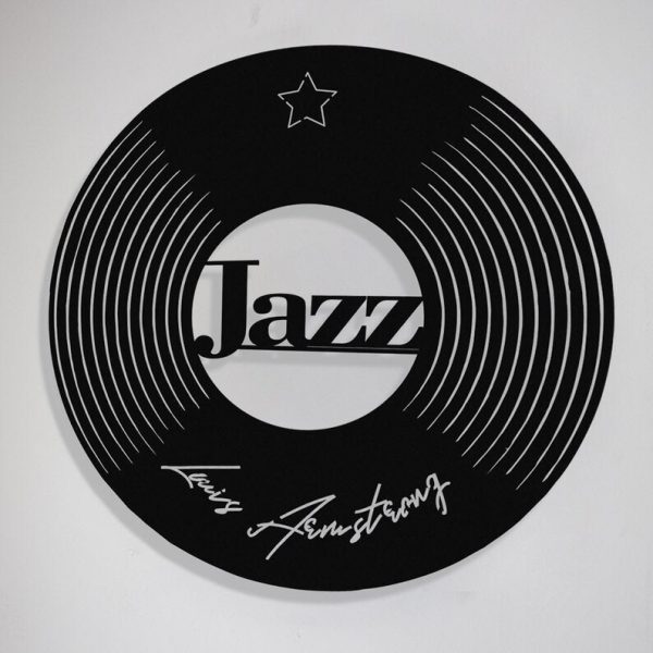 DINOZOZO Jazz Bar Louis Armstrong Decor Music Room Recording Studio Business Custom Metal Signs