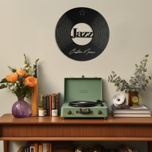 DINOZOZO Jazz Vinyl Record Wall Art Retro Souvenir Decor Music Room Custom Metal Signs 2