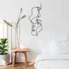 DINOZOZO Love Line 2 Face Minimalist Couple Wedding Gift for Couple Anniversary Valentines Day Gift for Her Him Custom Metal Signs 4