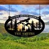 DINOZOZO Mountain Eagle Monogram Eagle Nest Custom Metal Signs