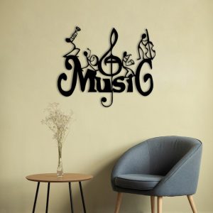 DINOZOZO Music Dancing Band Treble Clef Music Room Recording Studio Business Custom Metal Signs4