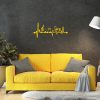 DINOZOZO Music Notes Heartbeat Music Lover Music Room Recording Studio Business Custom Metal Signs3