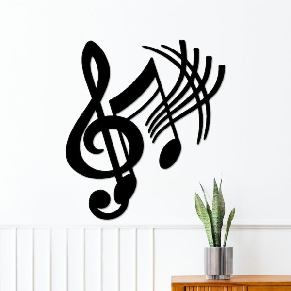 DINOZOZO Music Notes V1 Music Room Recording Studio Business Custom Metal Signs