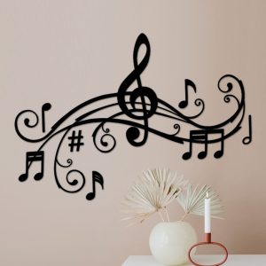 DINOZOZO Music Notes V4 Music Room Recording Studio Business Custom Metal Signs