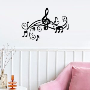 DINOZOZO Music Notes V4 Music Room Recording Studio Business Custom Metal Signs2